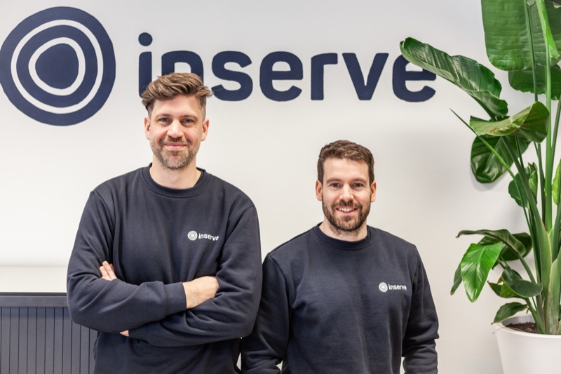 Frank Derks and Marnick Menting, founders of Inserve