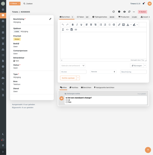 Ticketing software